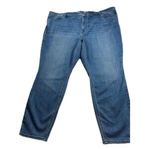 NWT Old Navy Womens High Rise Super Skinny Jeans Sz 28 Stretch Denim Blue